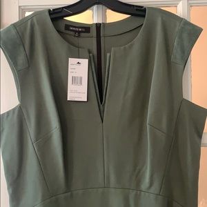 LAFAYETTE 148 NY Dress NWT Size 14 Olive (green)